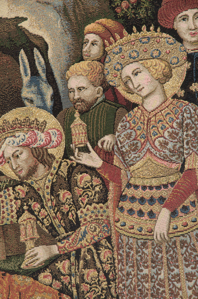 Adoration Palla Strozzi Italian Tapestry Wall Hanging