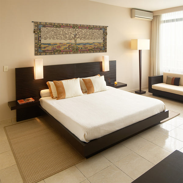 Tree of Life by Klimt I Italian Tapestry Wall Hanging