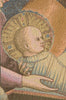 Nativity Giotto Left Panel Italian Tapestry Wall Hanging