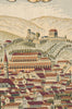 Florence Ancient Map Italian Tapestry Wall Hanging