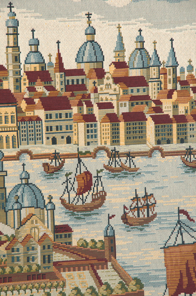 Venice Ancient Map Italian Tapestry Wall Hanging
