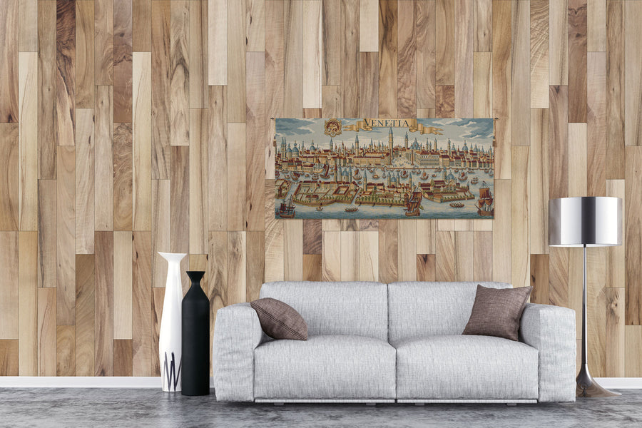 Venice Ancient Map Italian Tapestry Wall Hanging