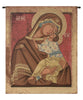 Icon Madonna Italian Tapestry Wall Hanging