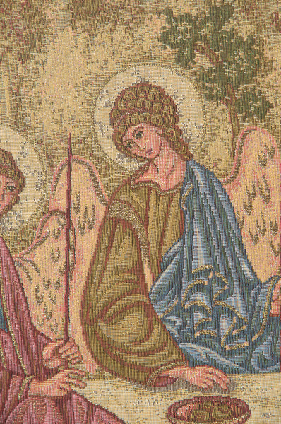 Holy Trinity Icon Italian Tapestry Wall Hanging
