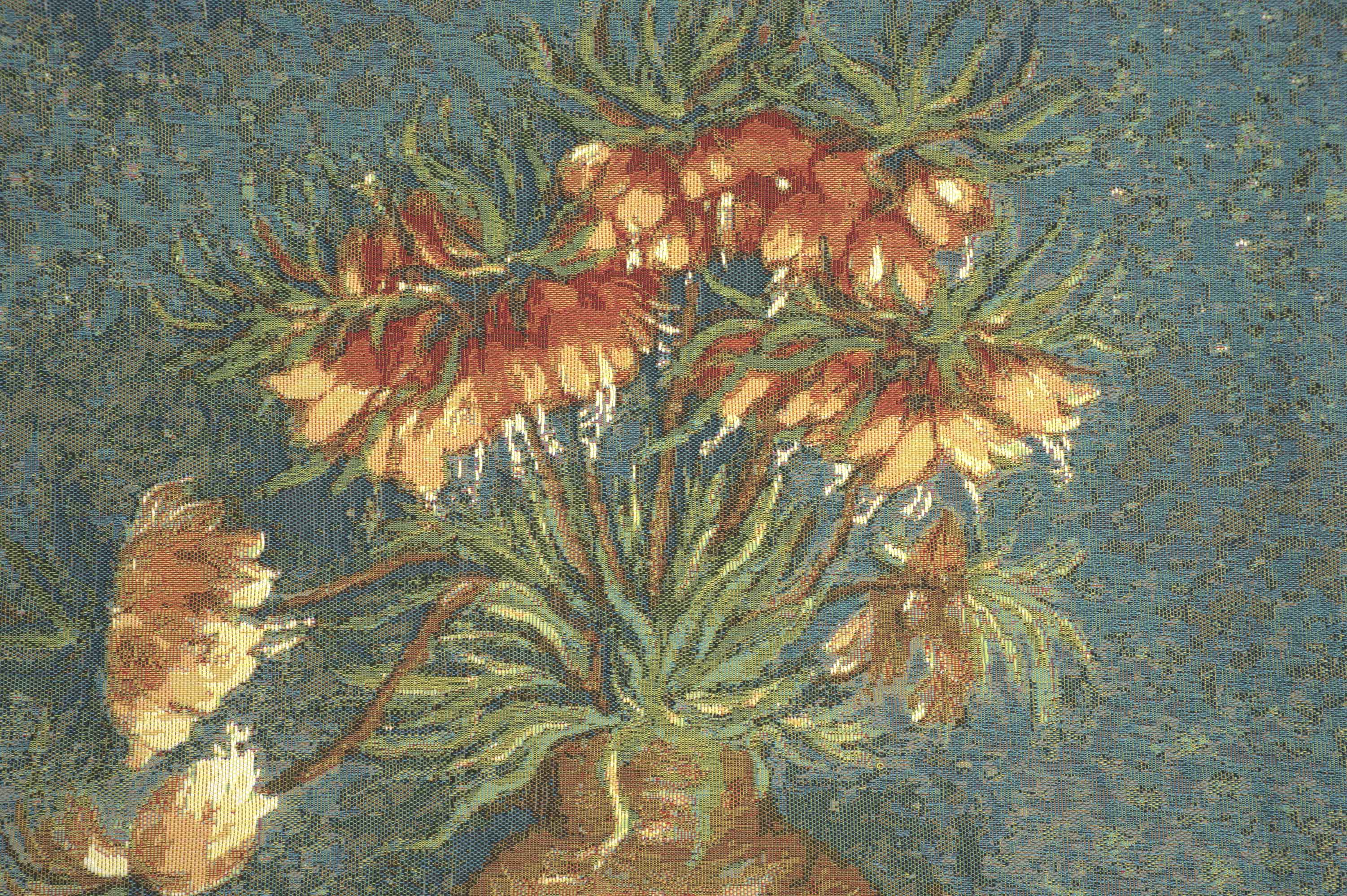 Lilies by Van Gogh French Tapestry Cushion