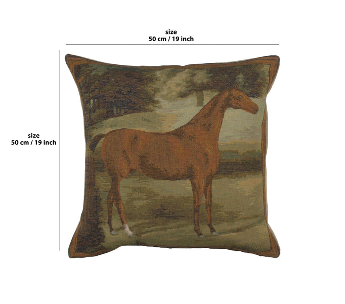 Alezan Horse French Tapestry Cushion