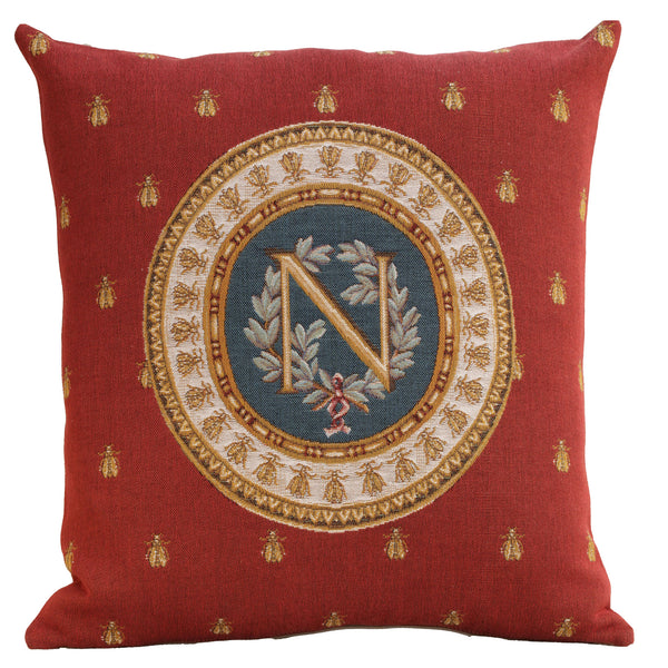Red Napoleon French Tapestry Cushion