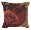 Red Peonies French Tapestry Cushion