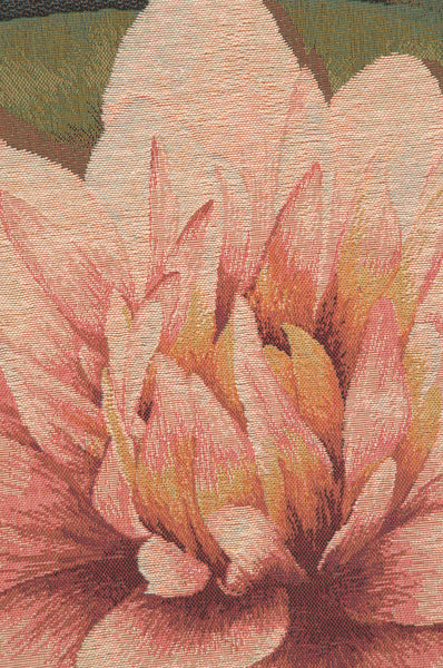 Water Lilly Flower French Tapestry Cushion