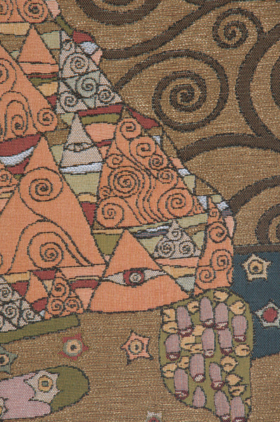 L'Attente Klimt a Gauche Or French Tapestry
