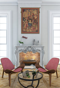 Le Tournai I Vertical French Tapestry