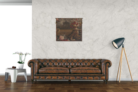 Bouquet at the Gazebo French Tapestry