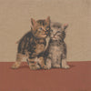 Two Kittens French Tapestry Cushion