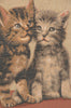 Two Kittens French Tapestry Cushion