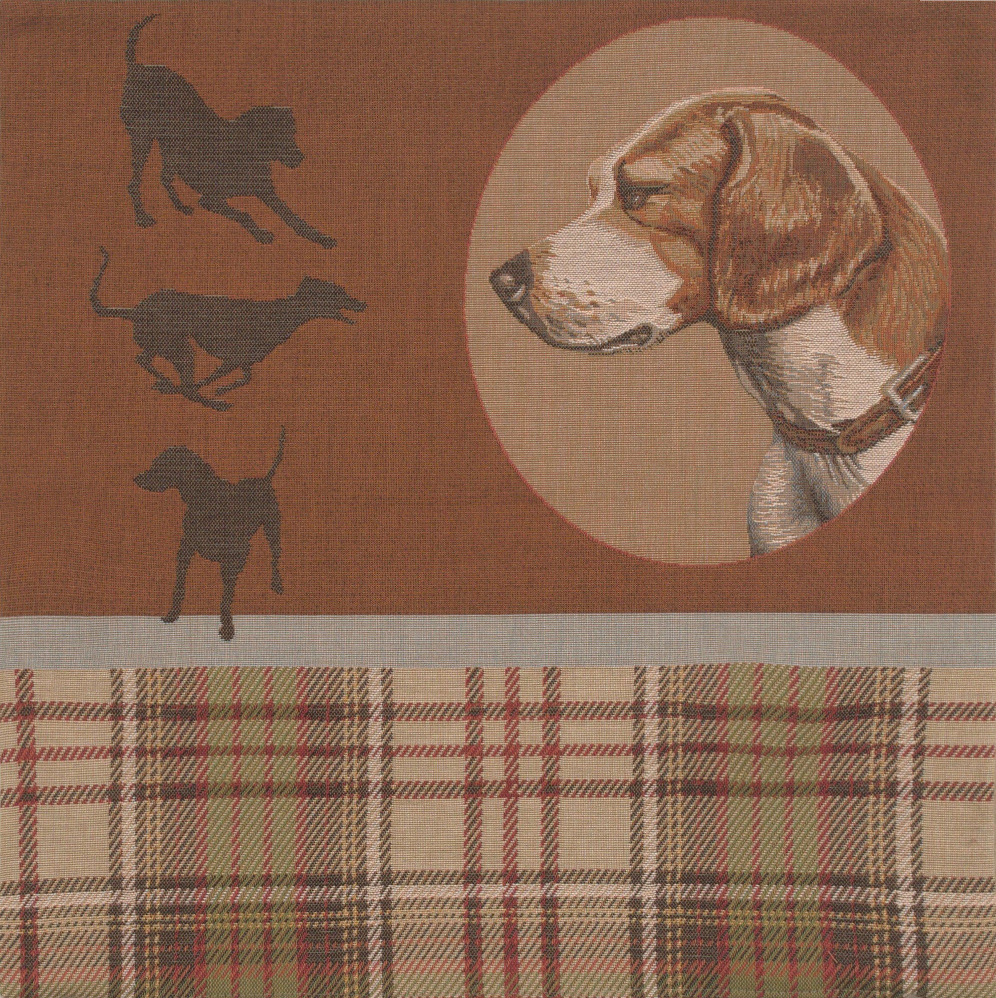 Scottish Dogs French Tapestry Cushion