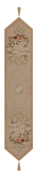 Aubusson Light I Large French Tapestry Table Runner