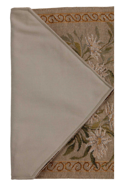 Aubusson Light I Large French Tapestry Table Runner