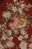 Aubusson Red French Tapestry Table Runner