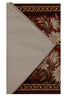 Aubusson Red French Tapestry Table Runner