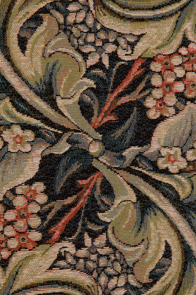 William Morris Green French Tapestry Table Runner