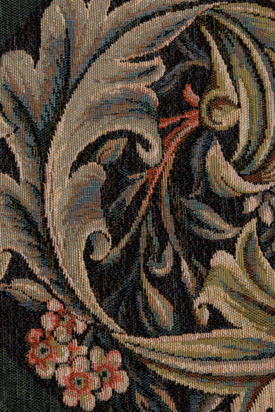 William Morris Green French Tapestry Table Runner