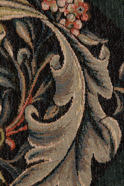 William Morris Green French Tapestry Table Runner