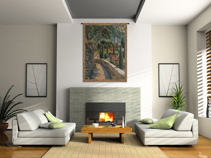 Varenna Vista Mini Belgian Tapestry Wall Hanging