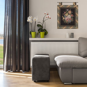 Floral Wallhanging with Loops European Tapestry