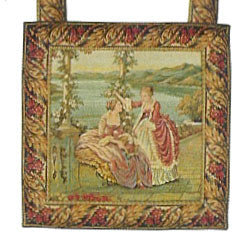 Ladies at the Terrace Italian Tapestry