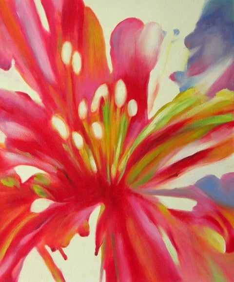 Lily Blossom Canvas Oil Painting