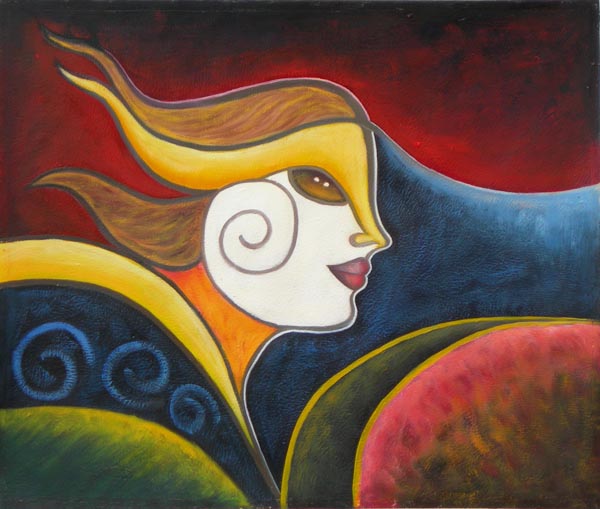 Goddess Canvas Oil Painting