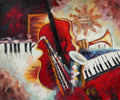 Instruments Of Music I Canvas Oil Painting