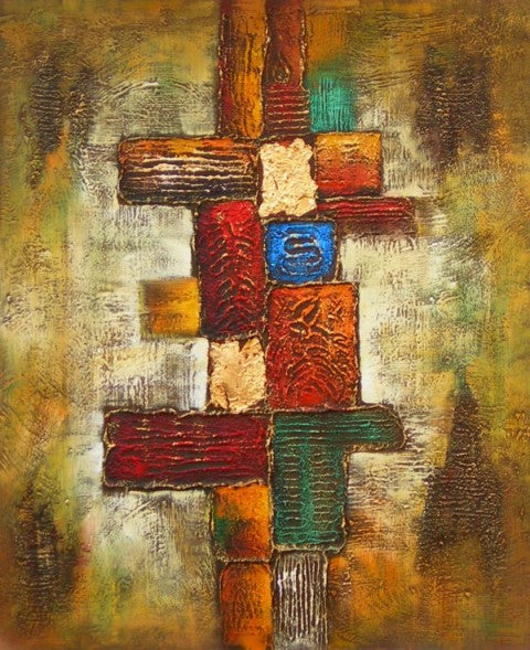 Lattice Canvas Oil Painting