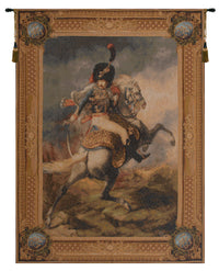 Cavalier de la Garde Imperiale French Tapestry by Theodore Gericault