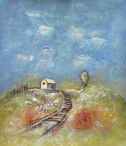 House on the Hill Canvas Oil Painting