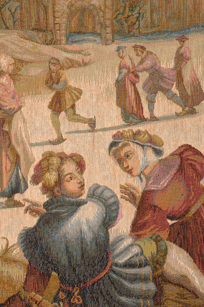 Les Patineurs French Tapestry