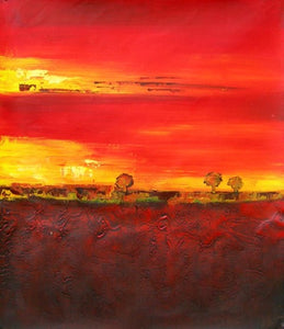 Setting Sun Canvas Oil Painting