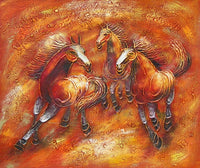Wild Horses I Canvas Oil Painting