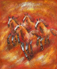 Wild Horses II Canvas Oil Painting
