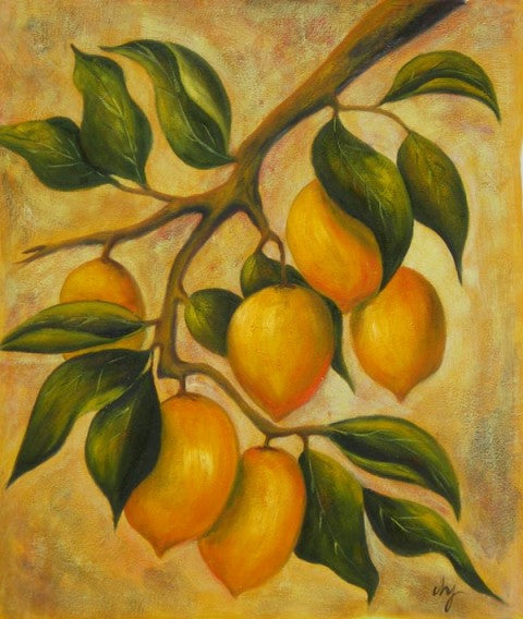 Citrus Canvas Oil Painting
