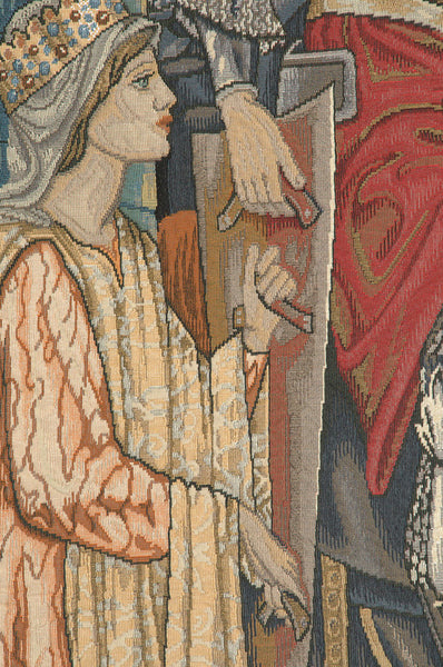 The Holy Grail Left Panel European Tapestry