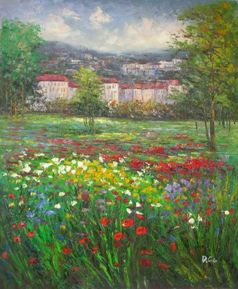 Wildflowers Canvas Oil Painting