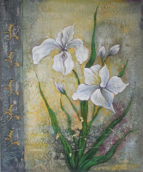 Bearded Irises Canvas Wall Art