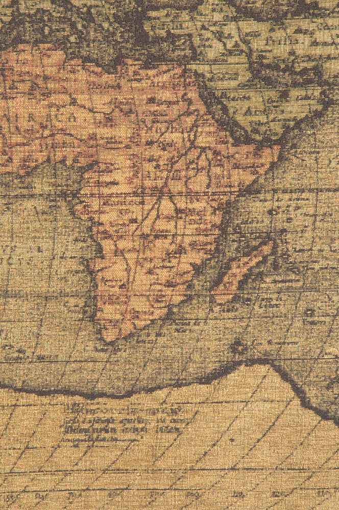 Antique Map European Tapestry