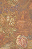 Bouquet with Grapes Red Italian Tapestry Wall Hanging