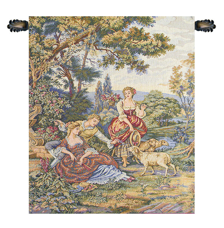 Pastorella Italian Tapestry Wall Hanging
