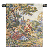 Pastorella Italian Tapestry Wall Hanging by Francois Boucher