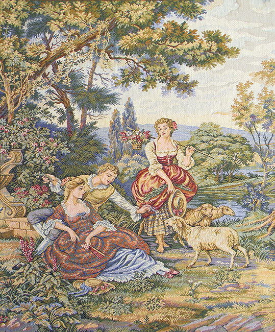 Pastorella Italian Tapestry Wall Hanging