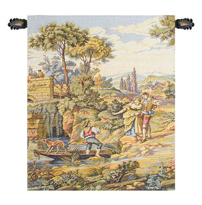 Barcaiolo Italian Tapestry Wall Hanging