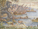 Scaricatori Italian Tapestry Wall Hanging